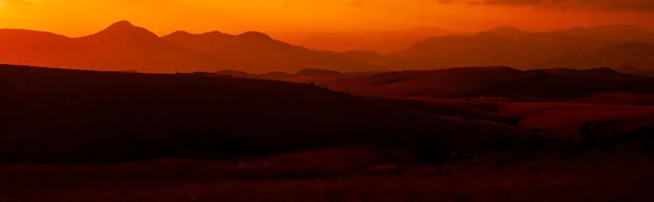 Schöner Bunter Himmel Über Dem Malolotja Nationalpark Südafrika — Stockfoto