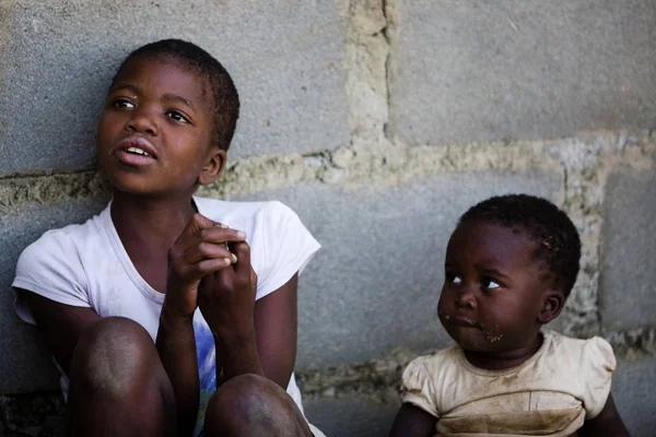 Mbabane Swaziland Temmuz 2008 Mbabane Svaziland Tanımlanamayan Swazi Çocukları — Stok fotoğraf