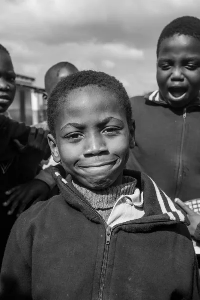 Unidentified Swazi Children July 2008 Nazarene Mission School Piggs Peak — Stock Photo, Image