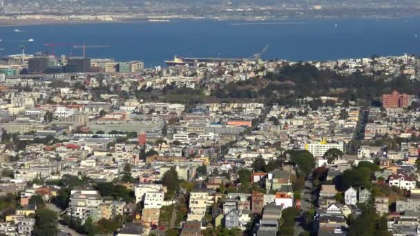 San Francisco Jak Vidět Twin Peaks Kalifornie Asi Říjen 2018 — Stock video