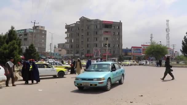 Ulice Mazar Sharif Severní Afghánistán Roce 2019 — Stock video