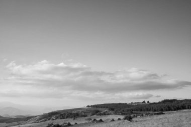 Güney Afrika 'daki Malolotja Ulusal Parkı üzerinde güzel renkli gökyüzü