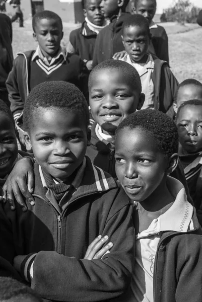 Неопознанные Дети Свазиленда Июля 2008 Года Школе Миссии Назарянина Пике — стоковое фото