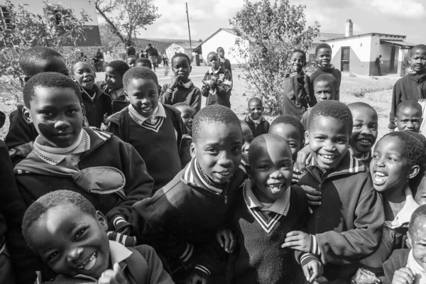 Άγνωστα Παιδιά Swazi Στις Ιουλίου 2008 Στο Nazarene Mission School — Φωτογραφία Αρχείου