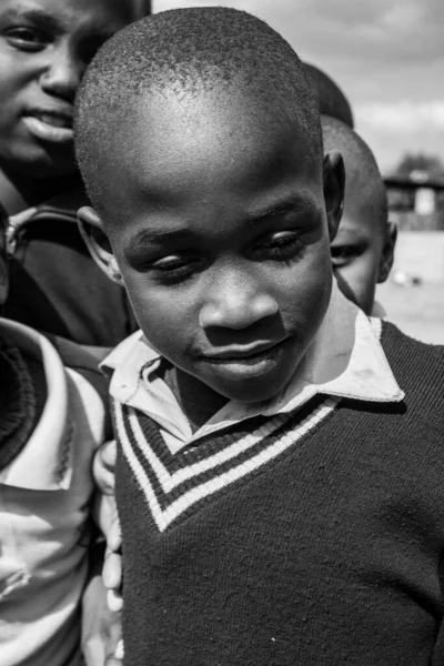 Unidentified Swazi Children July 2008 Nazarene Mission School Piggs Peak — Stock Photo, Image