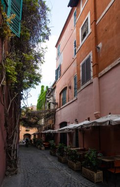 ROME - Mayıs 2008: Roma 'da küçük bir cadde