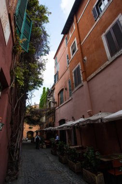 ROME - Mayıs 2008: Roma 'da küçük bir cadde