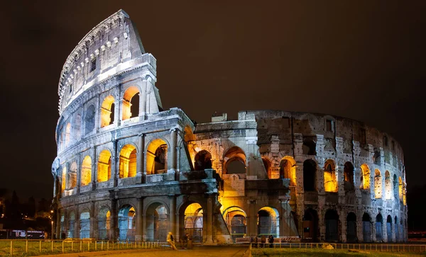 Colosseum Night Time Capital Italy Rome — Stock Photo, Image