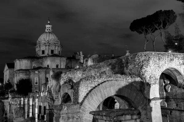 Rome Приблизно May 2018 Руїни Римського Форуму Римі Римський Форум — стокове фото