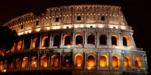 Coliseu Noite Capital Itália Roma — Fotografia de Stock