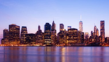 Manhattan silueti, New York, ABD, Mayıs 2015