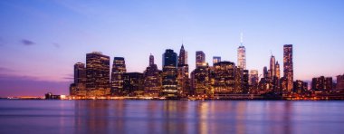 Manhattan silueti, New York, ABD, Mayıs 2015