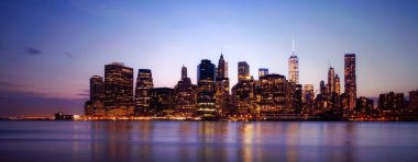Manhattan silueti, New York, ABD, Mayıs 2015