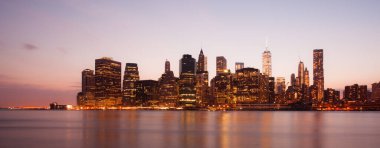Manhattan silueti, New York, ABD, Mayıs 2015