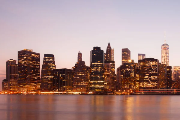 Manhattan Skyline New York Usa Maj 2015 — Stockfoto