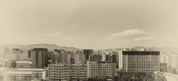Vista Aérea Ulaanbaatar Capital Mongólia Por Volta Junho 2019 — Fotografia de Stock