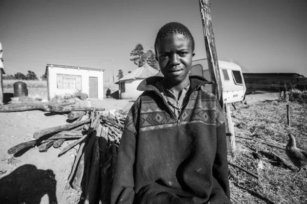 Mbabane Swaziland July 2008 Portrait Unidentified Swazi Boy July 2008 — Stock Photo, Image