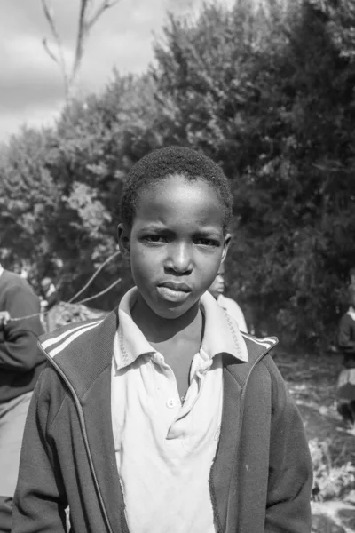 Unidentified Swazi Children July 2008 Nazarene Mission School Piggs Peak — Stock Photo, Image