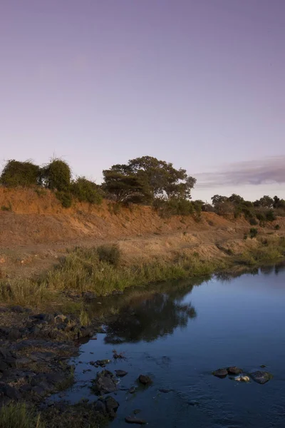 Afrikaans Landschap Het Kruger National Park Zuid Afrika — Stockfoto