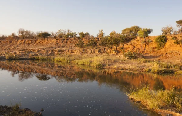 Afrikaans Landschap Het Kruger National Park Zuid Afrika — Stockfoto