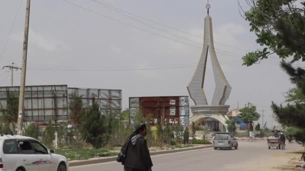 Trafic Routier Mazar Sharif Nord Afghanistan 2019 — Video