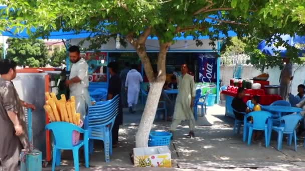 Afganos Identificados Centro Ciudad Mazar Sharif Norte Afganistán 2018 — Vídeos de Stock