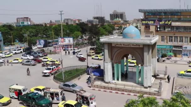 Tráfico Urbano Mazar Sharif Norte Afganistán 2019 — Vídeo de stock