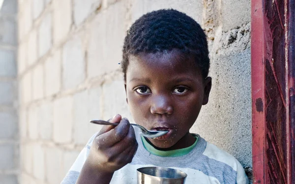 Mbabane Swaziland Lipiec Portret Niezidentyfikowanego Chłopca Suazi Lipca 2008 Roku — Zdjęcie stockowe