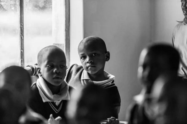 Piggs Peak Swaziland July Estudantes Órfãos Não Identificados Julho 2008 — Fotografia de Stock