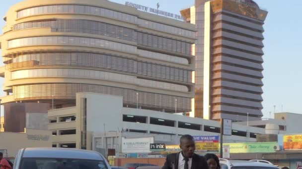 아프리카 잠비아 루사카 주차장 2020 — 비디오