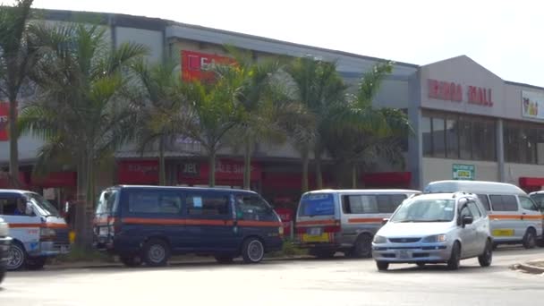 Street Traffic Lusaka Capital Zambia Southern Africa 2020 — Stock Video