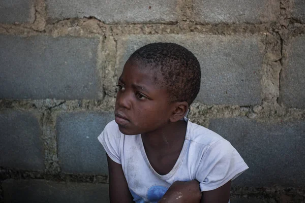 Mbabane Suazilândia Julho Retrato Jovem Suazi Não Identificado Julho 2008 — Fotografia de Stock