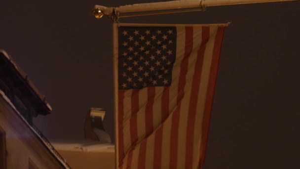 USA amerikanische Flagge 4k uhd — Stockvideo