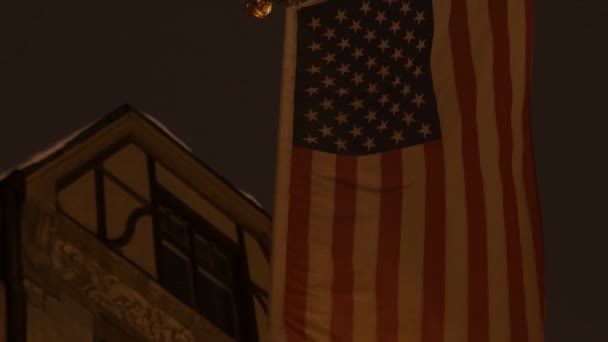 USA amerikanische Flagge 4k uhd — Stockvideo