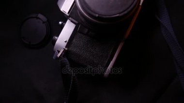 Vintage Sovyet 35mm kamera. 4k Uhd