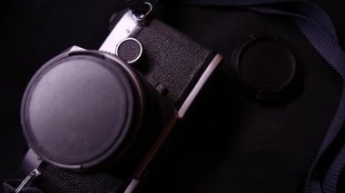 Vintage Sovyet 35mm kamera. 4k Uhd