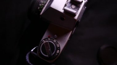 Vintage Sovyet 35mm kamera. 4k Uhd