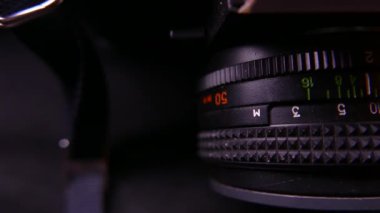Vintage Sovyet 35mm kamera. 4k Uhd