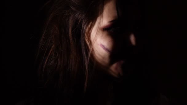 Portrait rapproché d'un démon 