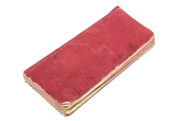 Red Book on white background — Stock Photo, Image