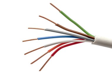 renkli elektrik telleri