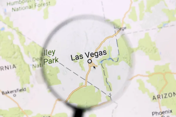Las Vegas no Google Maps — Fotografia de Stock
