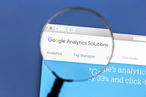 Google Analytics Web sitesi
