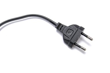 elektrik prizi beyaza izole edildi