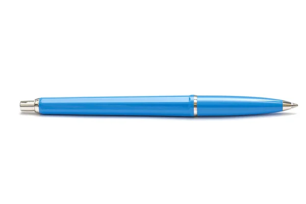 Blue pen isolated on white background — Stock Photo, Image