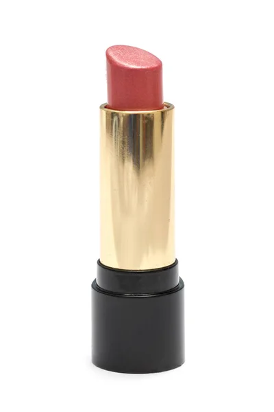 Lipstik merah muda diisolasi pada warna putih — Stok Foto