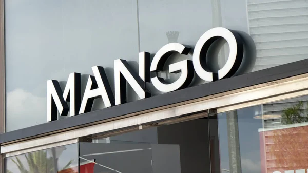 Пальма Майорка Испания Сентября 2017 Года Знак Магазина Манго Mango — стоковое фото
