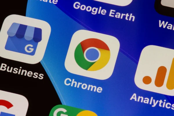 Ostersund Swedia Mei 2020 Ikon Aplikasi Google Chrome Google Chrome — Stok Foto
