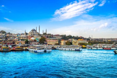  Istanbul görünümü, Türkiye.