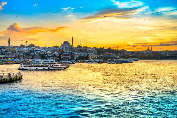 Výhledem na Istanbul, Turecko. — Stock fotografie